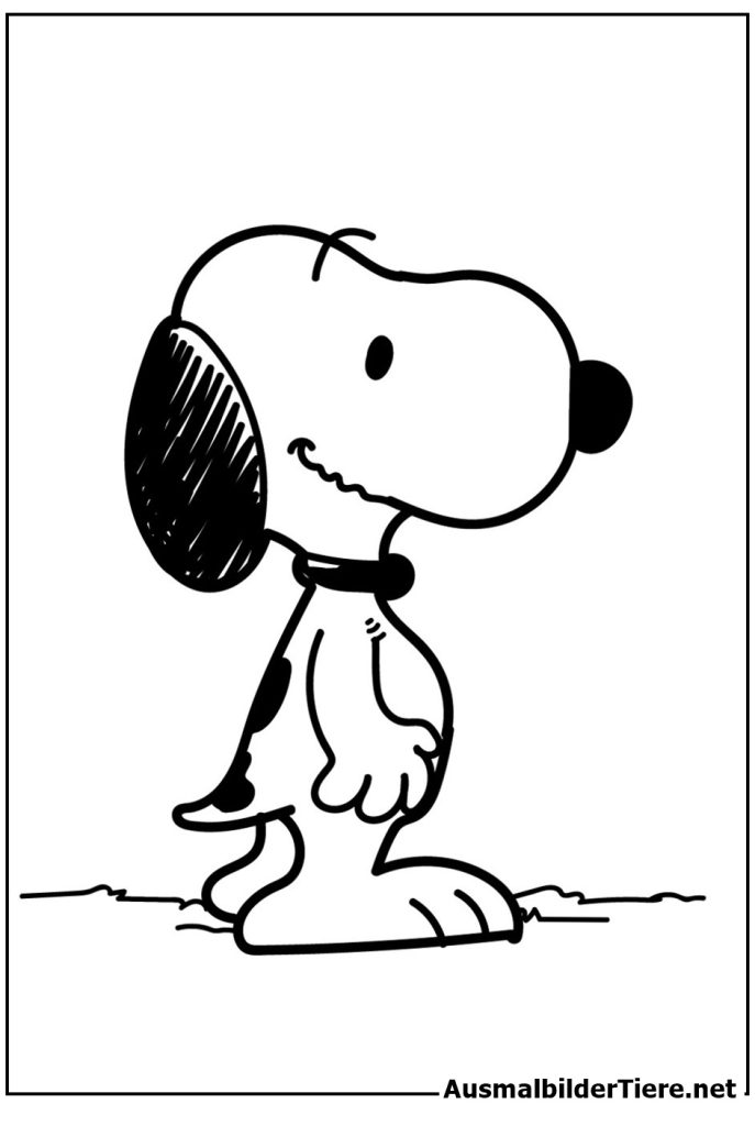 Ausmalbilder Snoopy Zum Ausdrucken