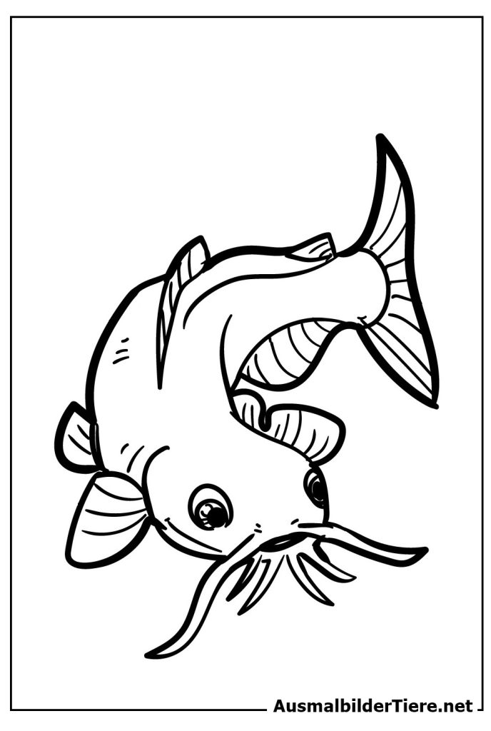Ausmalbilder Fische für Kinder. 12 Stück, Kostenlos als PDF