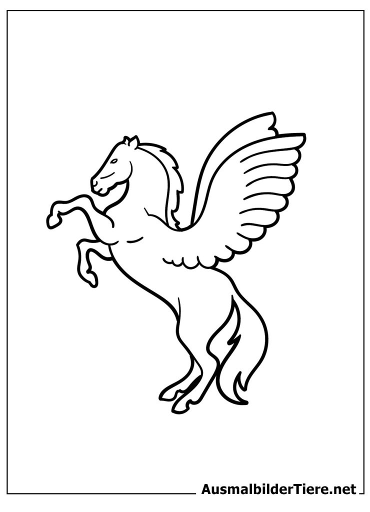 Pegasus Malvorlagen für Kinder