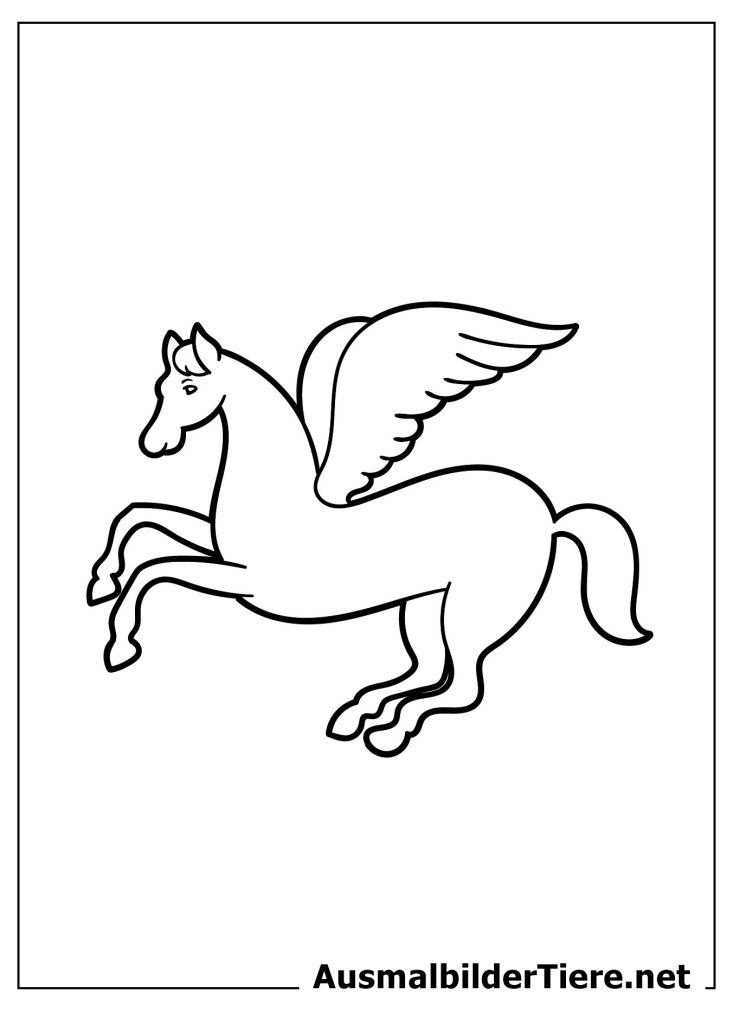 Pegasus Ausmalbilder Zum Ausdrucken