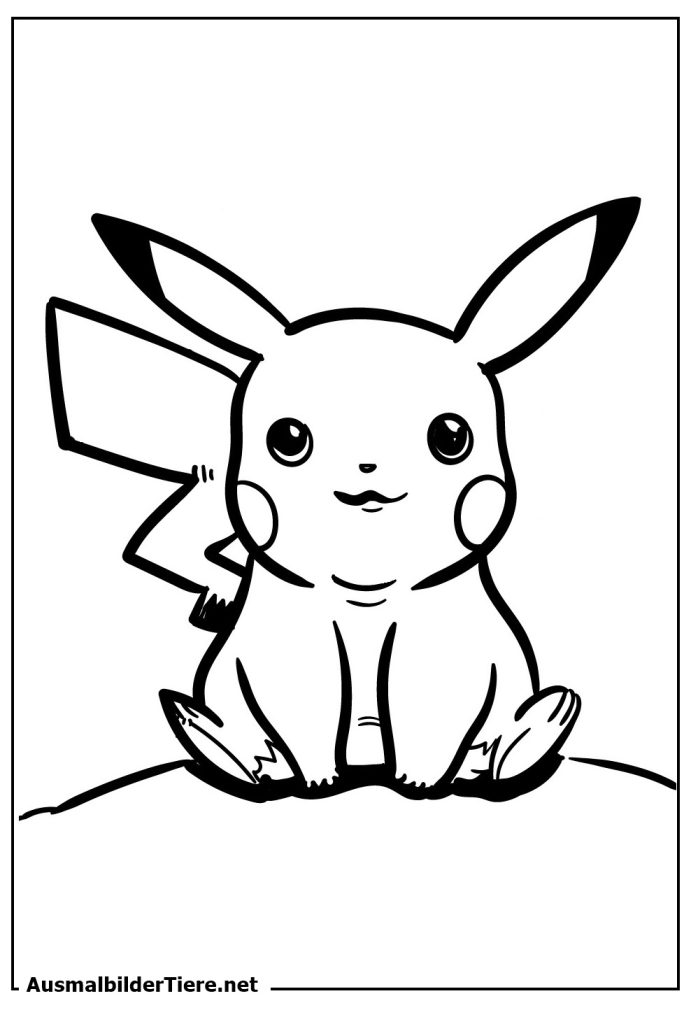 Pikachu Ausmalbilder. Pokemon als kostenlose Pdf - MomoBug