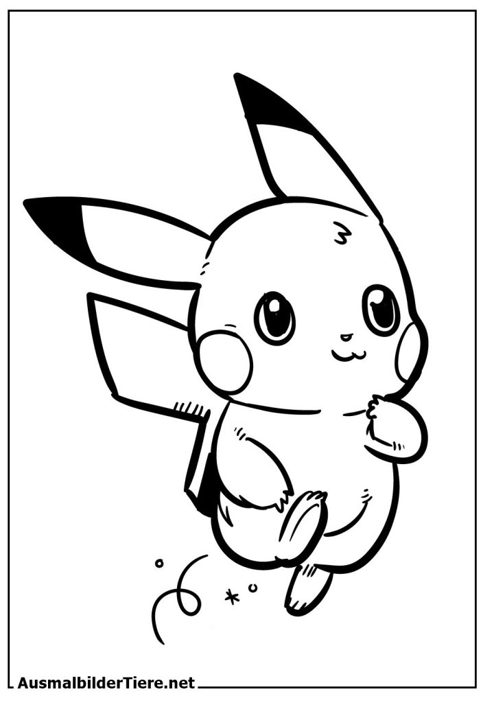 Ausmalbilder Pikachu