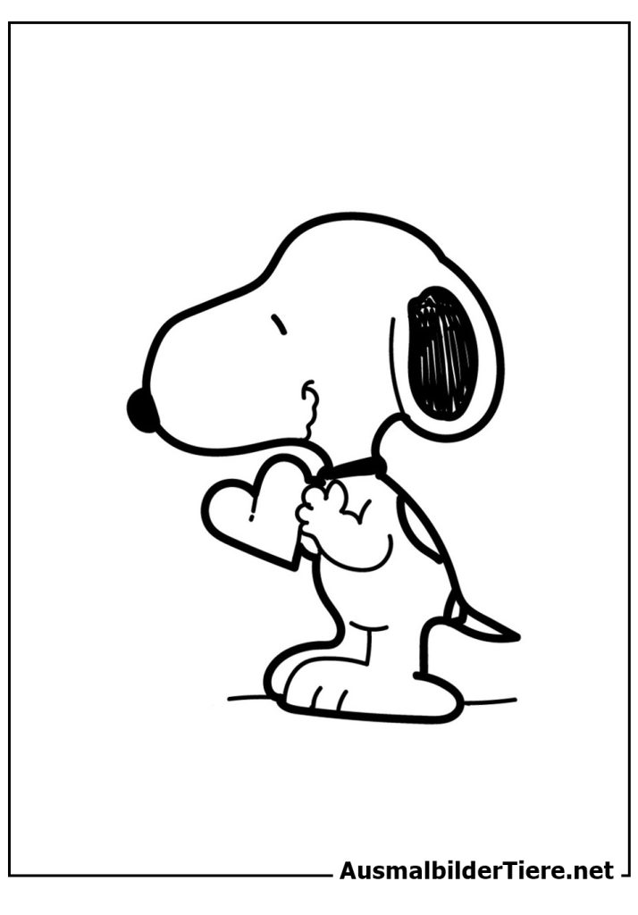 Malvorlagen Snoopy