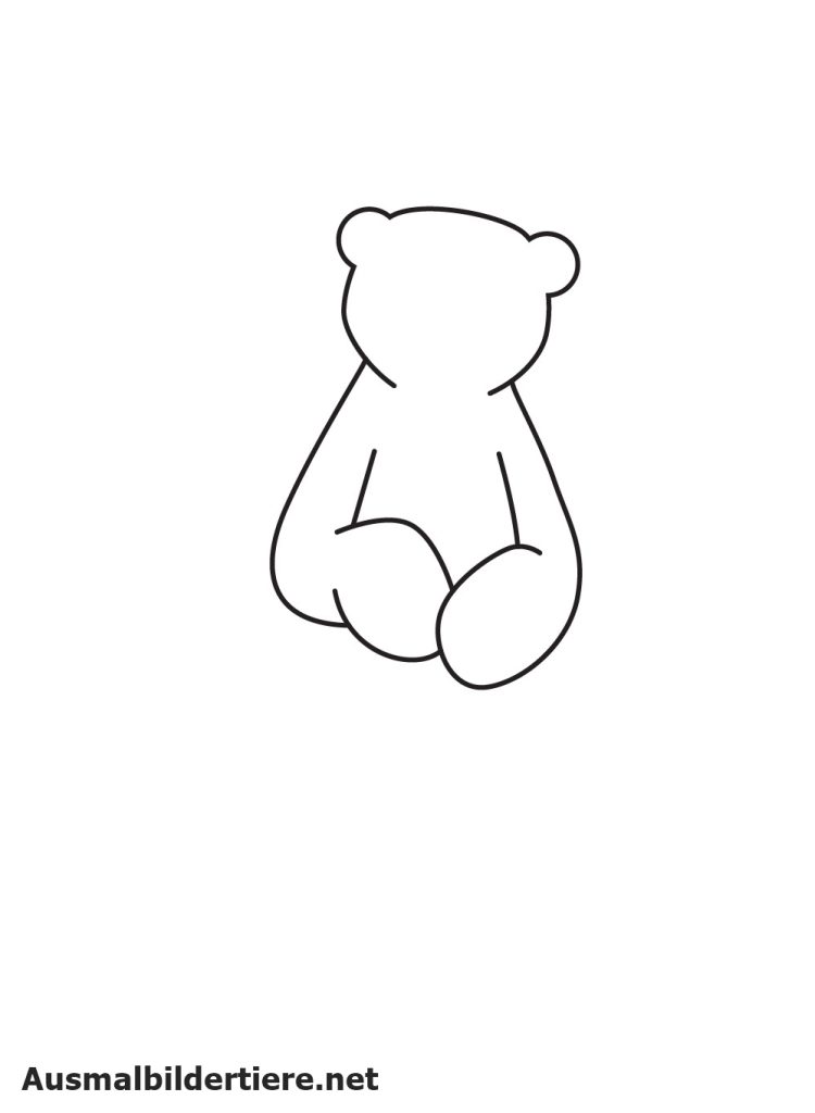 Eisbären Zeichnet Schritt 3