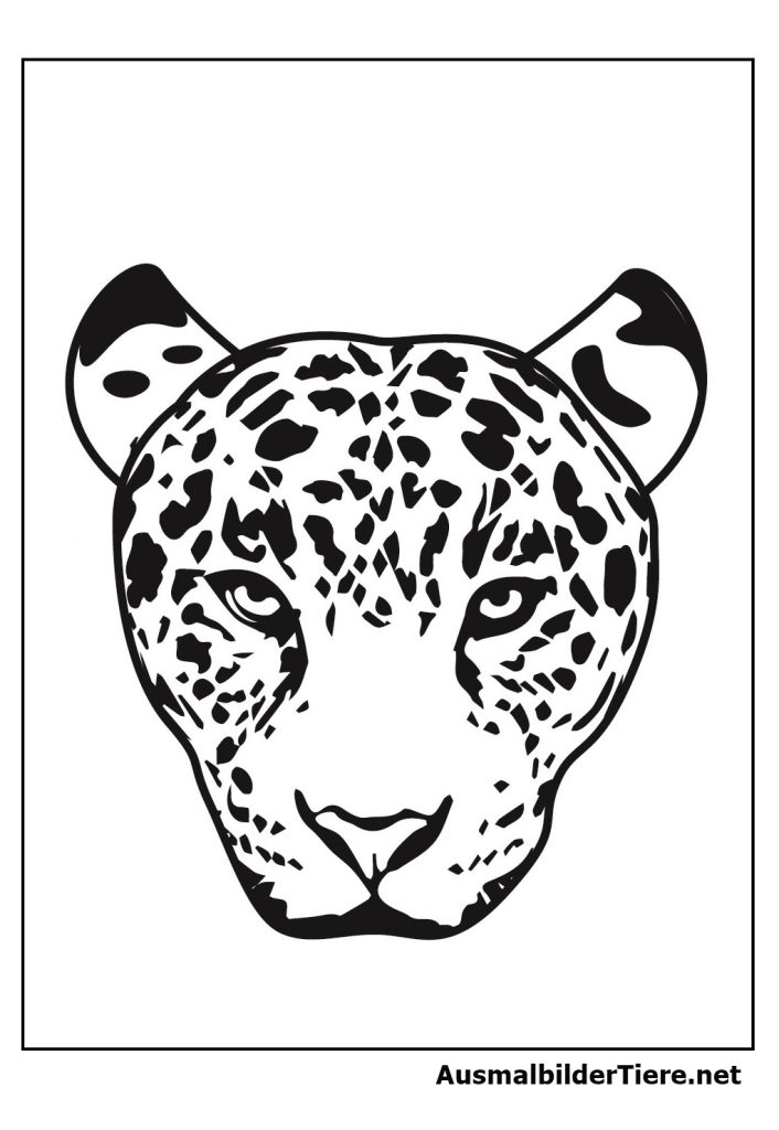Ausmalbilder Leoparden Zum Ausdrucken