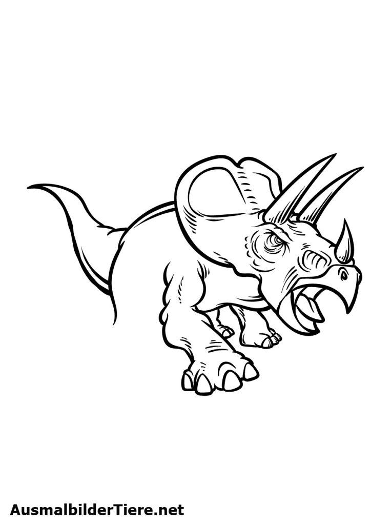 Wie zeichnet man einen Triceratops Schritt 4